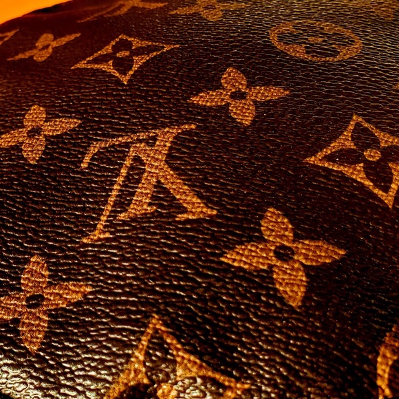 Louis Vuitton LV Monogram Bucket Hat Calf Skin Leather Brown Tan Jacquard - Picture 10 of 10